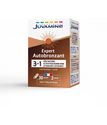 Juvamine Expert Bronzage Autobronzant Gélules x 60