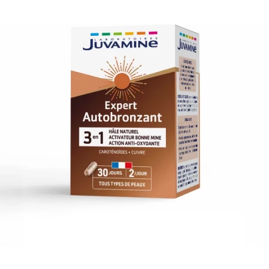 Juvamine Expert Bronzage Autobronzant Gélules x 60