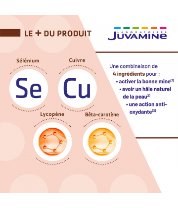 Juvamine Expert Bronzage Autobronzant Gélules x 60