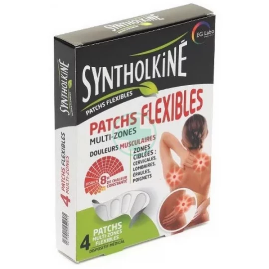 SyntholKiné Patch Chauffant Flexible Multi-zones x 4