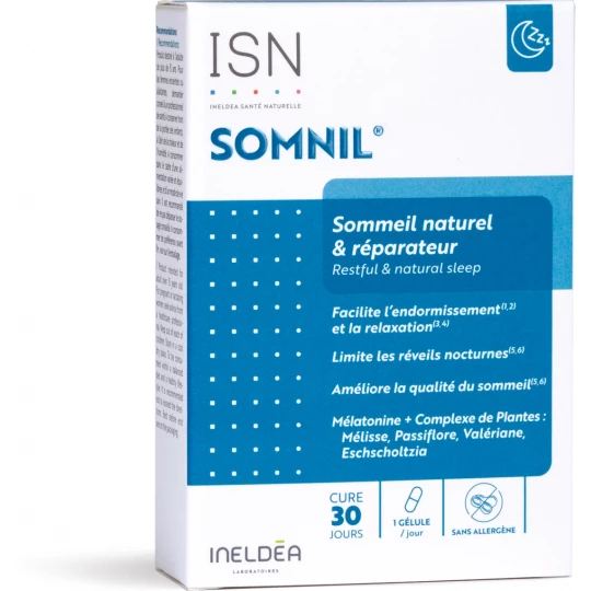 Ineldea Somnil Sommeil Naturel et Réparateur x 30