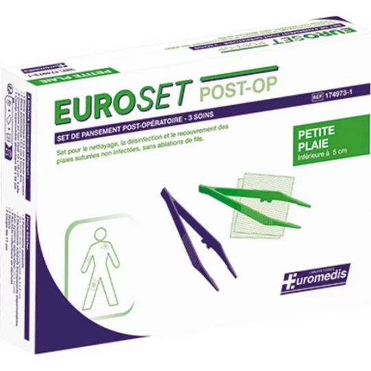 Euromedis Euroset Pansements Post Opératoire Grande Plaie x 3