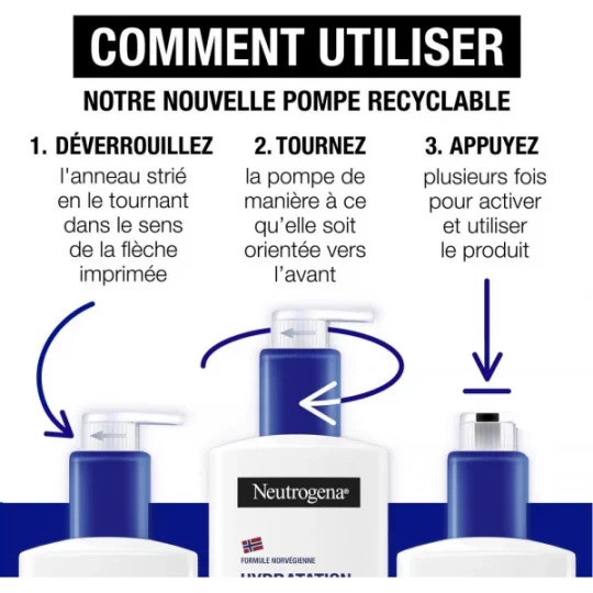 Neutrogena Hydratation Profonde Lait Corps 72h 400 ml - image 5