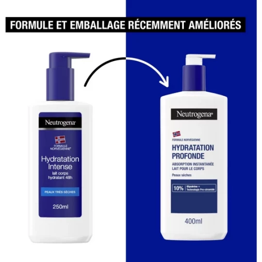 Neutrogena Hydratation Profonde Lait Corps 72h 400 ml - image 6