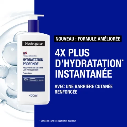 Neutrogena Hydratation Profonde Lait Corps 72h 400 ml - image 7