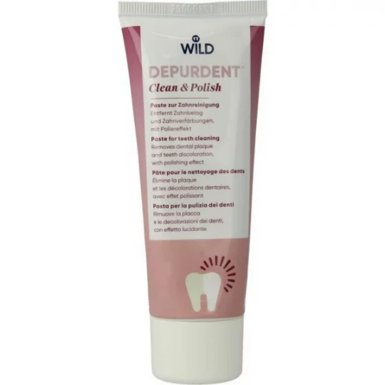 Wild Depurdent Clean & Polish Pâte à Dents 75 ml
