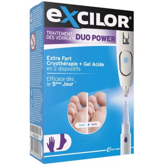 Excilor Traitement de Verrues Duo Power