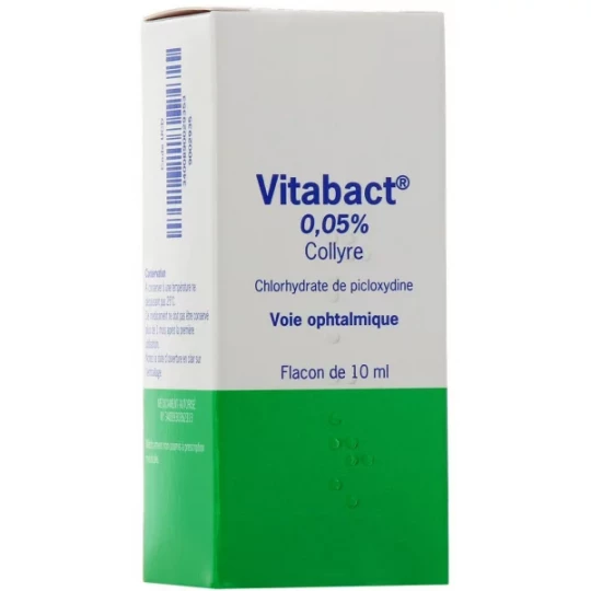 Vitabact 0,05 % Collyre Flacon Compte-Goutte 10 ml