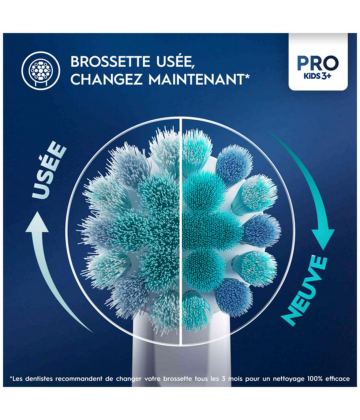 Oral'B Pro Kids Brossettes Disney La Reine des Neiges x 4
