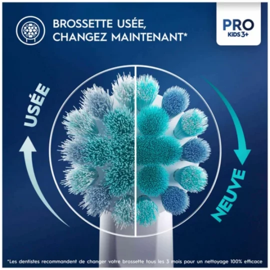 Oral'B Pro Kids Brossettes Disney La Reine des Neiges x 4 - image 3