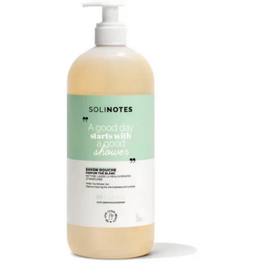 Solinotes Savon Douche Parfum Thé Blanc 1 L