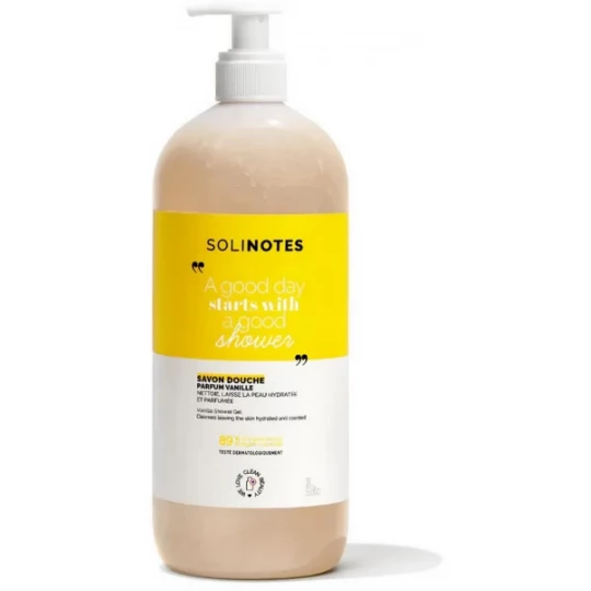 Solinotes Savon Douche Parfum Vanille 1 L