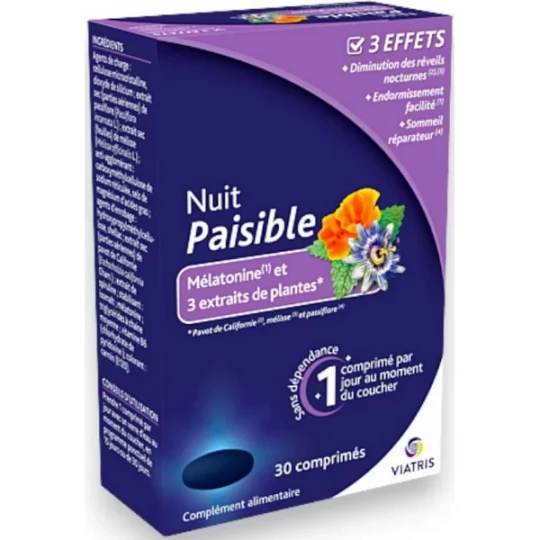 Viatris Nuit Paisible Comprimés x 30