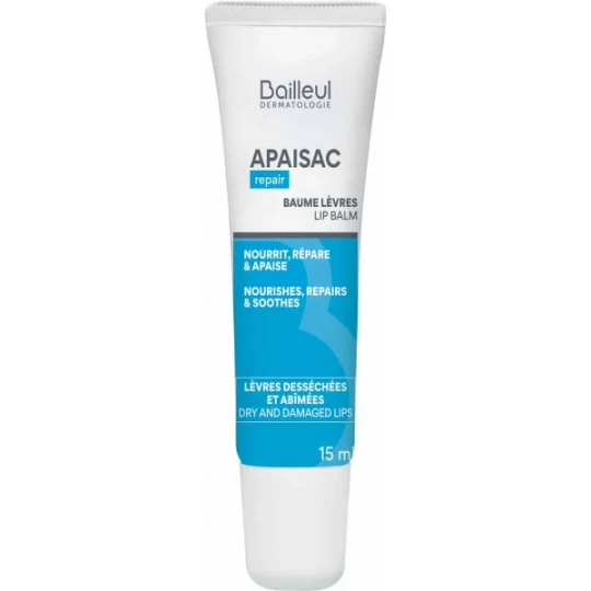 Biorga Apaisac Baume à Lèvres Nourrissant 15 ml