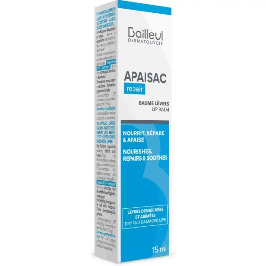 Biorga Apaisac Baume à Lèvres Nourrissant 15 ml - image 2