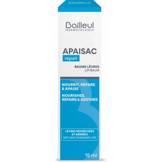 Biorga Apaisac Baume à Lèvres Nourrissant 15 ml - image 3