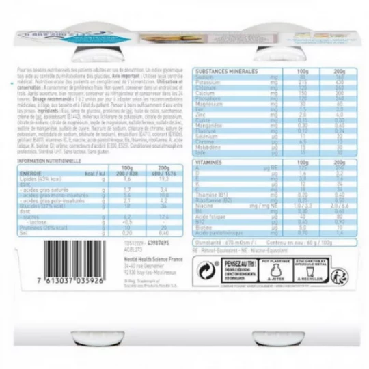 Clinutren Dessert HP / HC Complément Nutritionnel Saveur Café 4 x 200 g - image 4