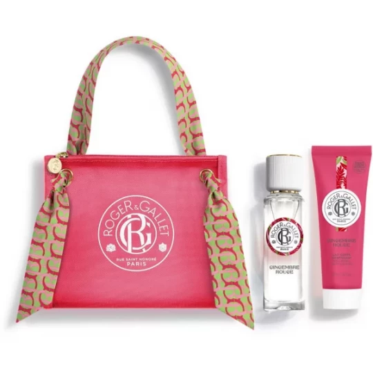 Roger&Gallet Trousse Gingembre Rouge Eau Parfumée Bienfaisante 30 ml + Gel Douche 50 ml