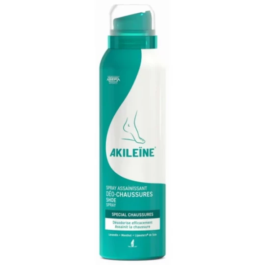 Akileïne Spray Assainissant Déo-Chaussures 150 ml