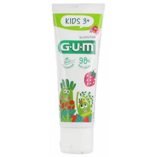 GUM Dentifrice Kids 3+ Goût Fraise