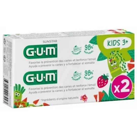 GUM Dentifrice Kids 3+ Goût Fraise - image 2