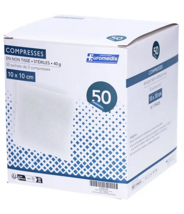 Euromedis Compresses Stériles Non Tissées