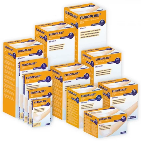 Euromedis Europlaie Pansement Adhésif Stérile X 5