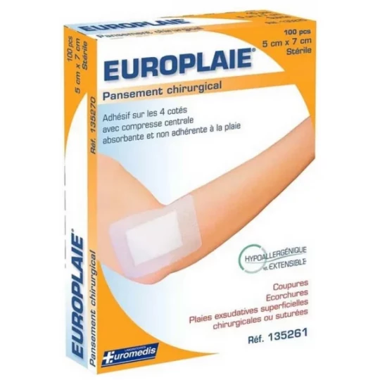 Euromedis Europlaie Pansement Adhésif Stérile X 5 - image 4