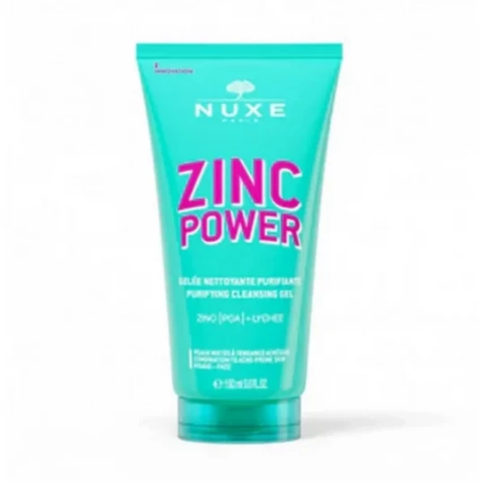 Nuxe Zinc Power Gelée Nettoyante Purifiante 150 ml