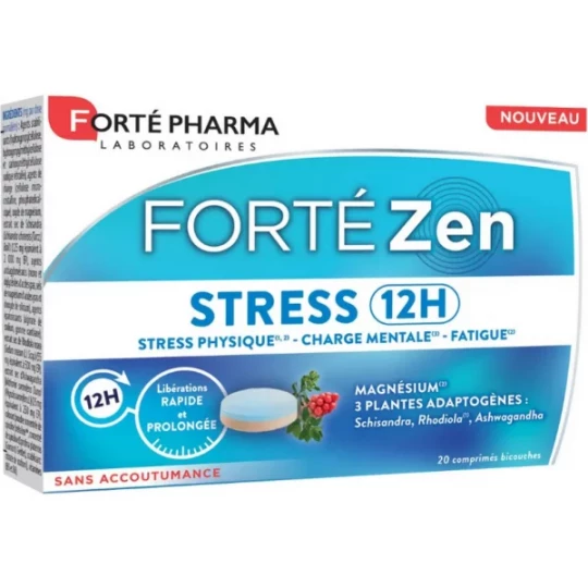 Forté Pharma Zen Stress 12 heures Comprimés x 20