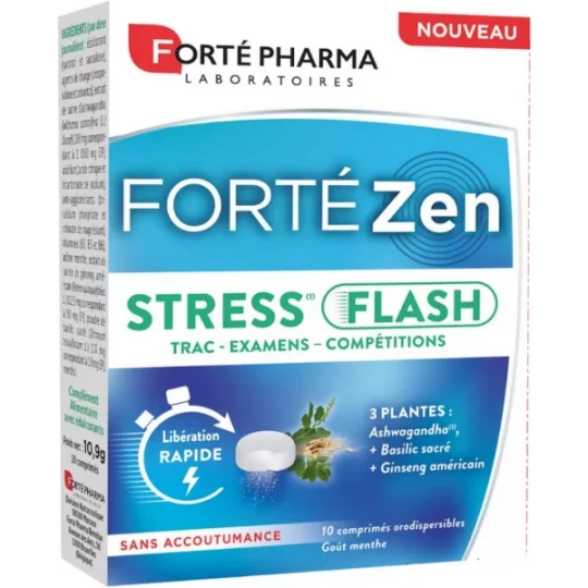 Forté Pharma Zen Stress Flash Comprimés x 10
