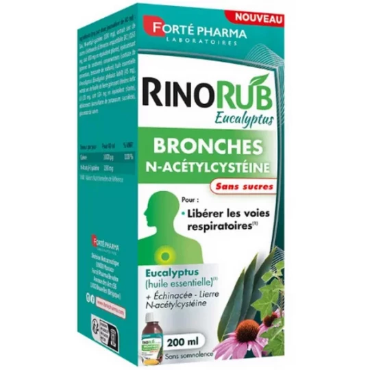 Forté Pharma RinoRub Eucalyptus Bronches Sirop