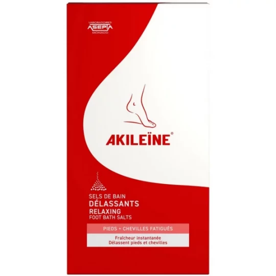 Akileïne Sels de Bain Délassants Pieds Fatigués 150 g x 2