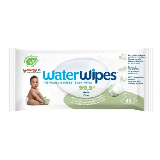 Waterwipes Lingettes Texturées Bébé x 60