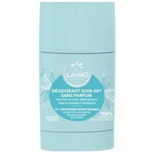 Laino Déodorant Solide Efficacité 24h Sans  Parfum Stick 60 g