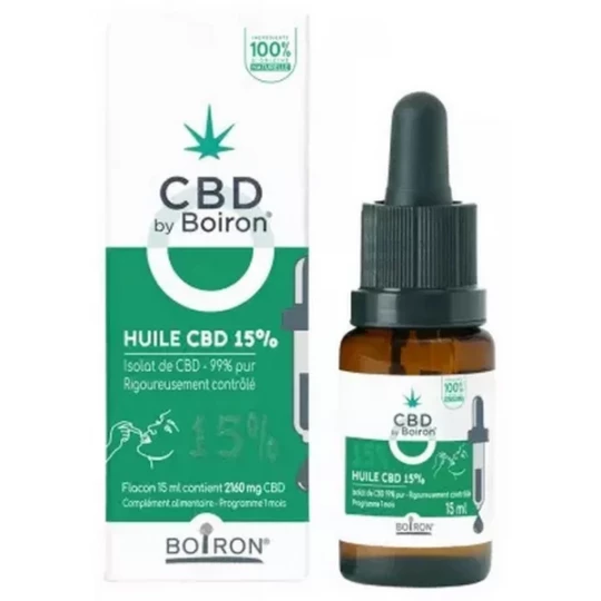 Boiron Huile CBD 15% Flacon 15 ml