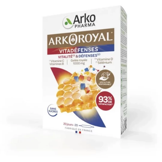 Arkopharma ArkoRoyal Vitadéfenses Ampoules x 20