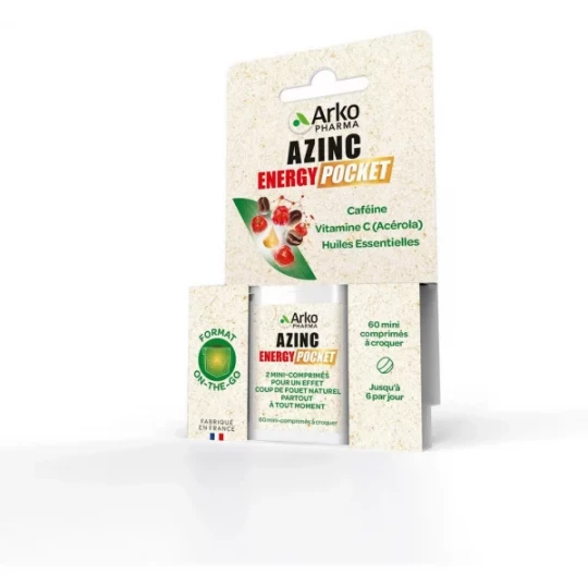Arkopharma Azinc Energy Pocket Comprimés x 60