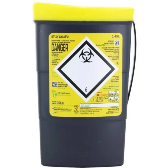 Conteneur à déchets médicaux Sharpsafe Exchange 0,45 L