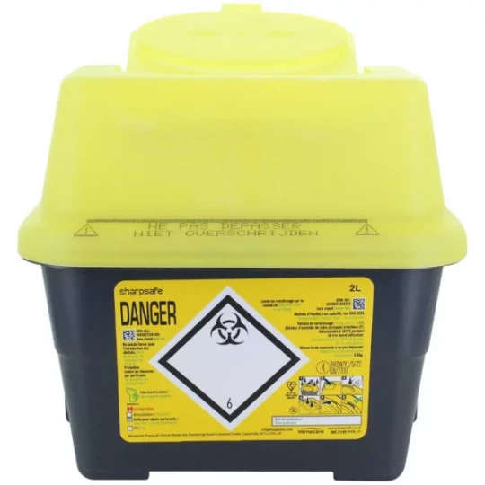 Conteneur à déchets médicaux Sharpsafe 2 L