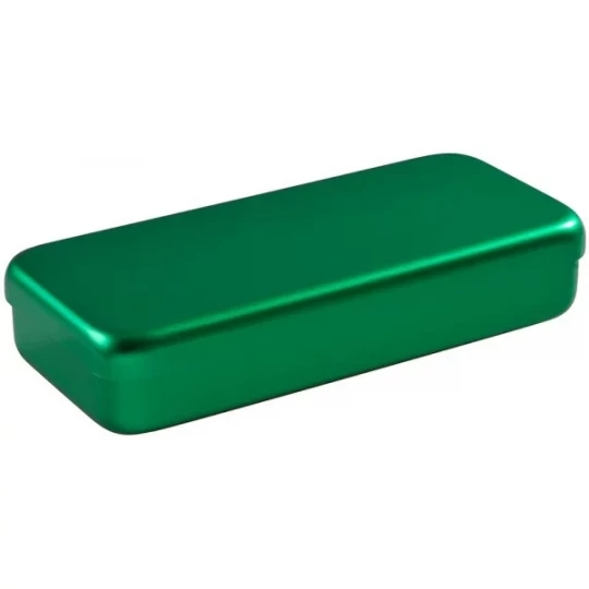 Nichrominox Boîte de Stérilisation en Aluminium Verte