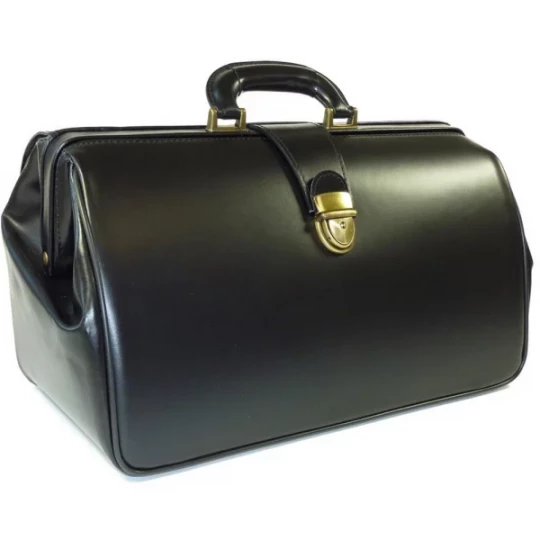 Gima Mallette Médicale Cuir Supertexas Noire