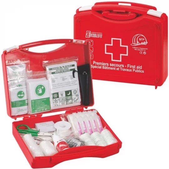 Esculape Asep BTP 10 Trousse de Secours Bâtiment et Industrie