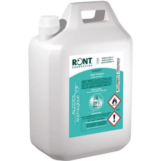 Alcool isopropylique à 70% 5L