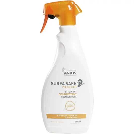 Anios Surfa Safe R Premium Mousse Détergente Désinfectante Parfumée