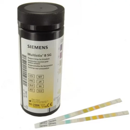 Siemens Multistix Bandelettes Urinaires 8 paramètres x 100