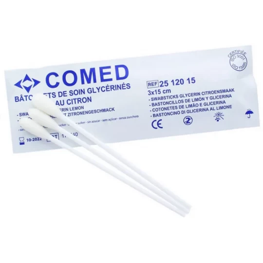 Comed Bâtonnets Glycérinés au Citron 15 cm x 3