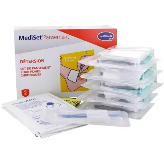 Hartmann MediSet Pansements Détersion 5 Soins