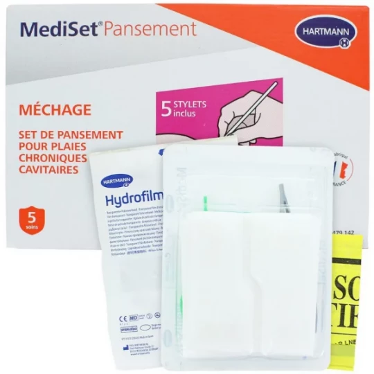 Hartmann MediSet Pansements Méchage x 5