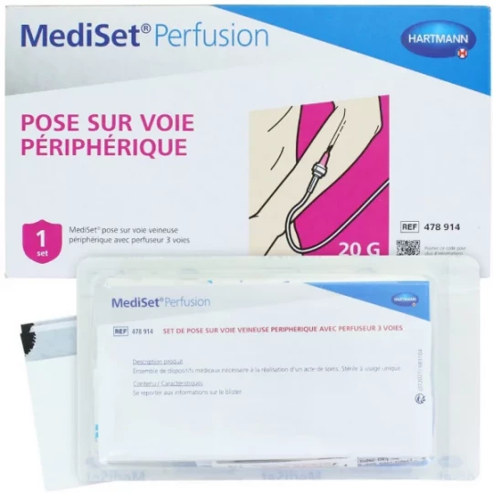 MediSet Perfusion Pose sur Voie Périphérique